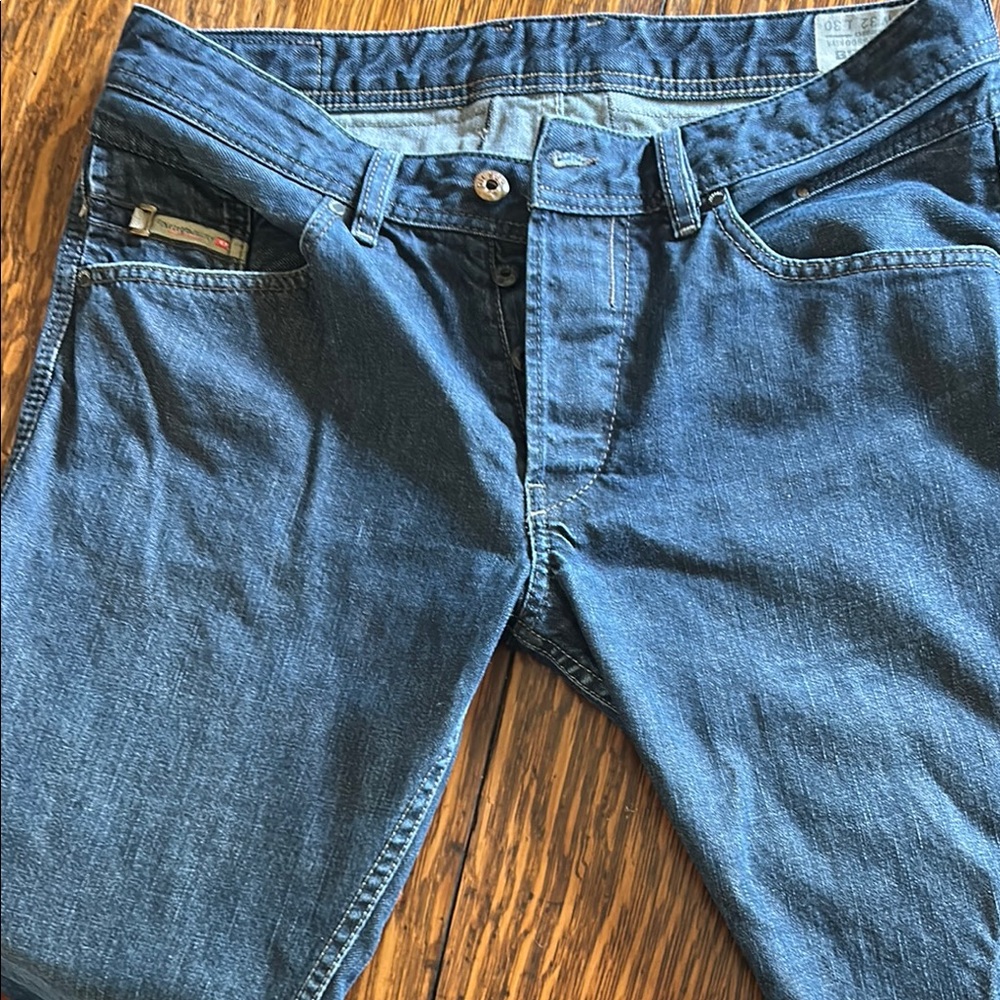 Diesel Blue Relaxed Fit Jeans Timeless Comfort